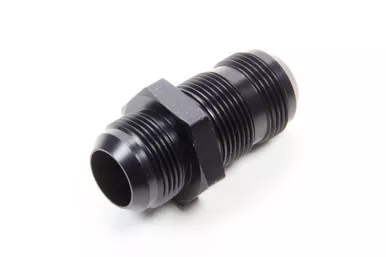 #16 Flare End Bulkhead Union Black