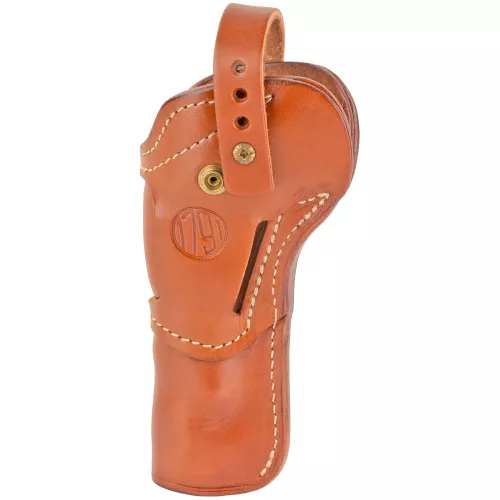 1791 Gunleather Single Action, Ambidextrous Holster, 5.5" Barrel, Fits Single Action Revolvers, Leather, Classic Brown SA-RVH-6.5-CBR-A