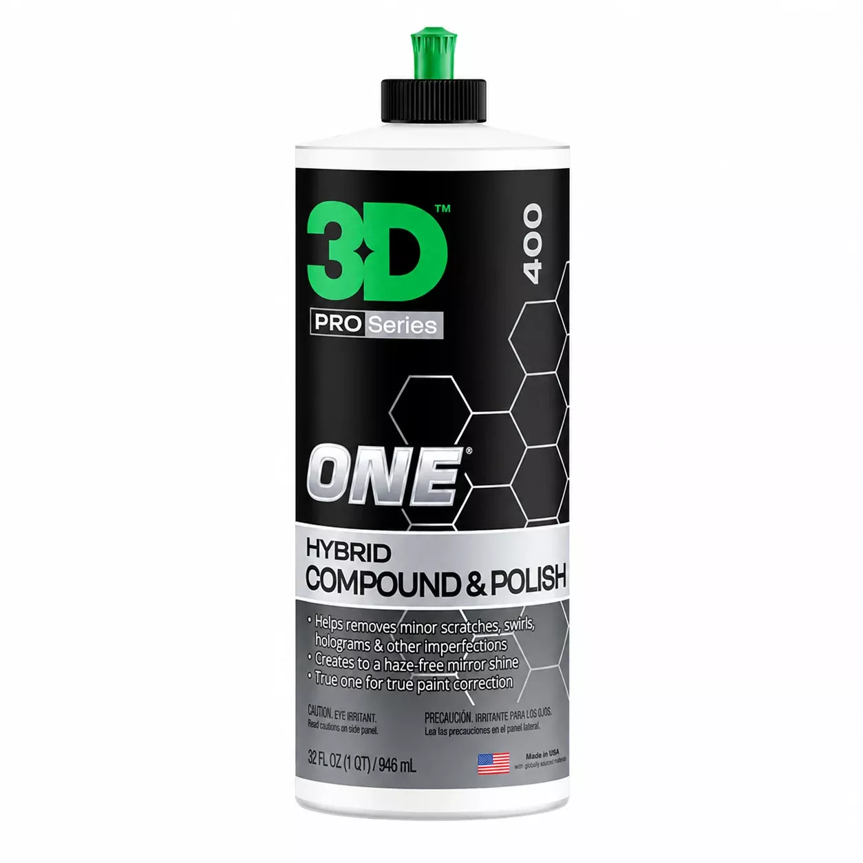 3D 400 ONE Hybrid Compound & Finishing Polish 946ml