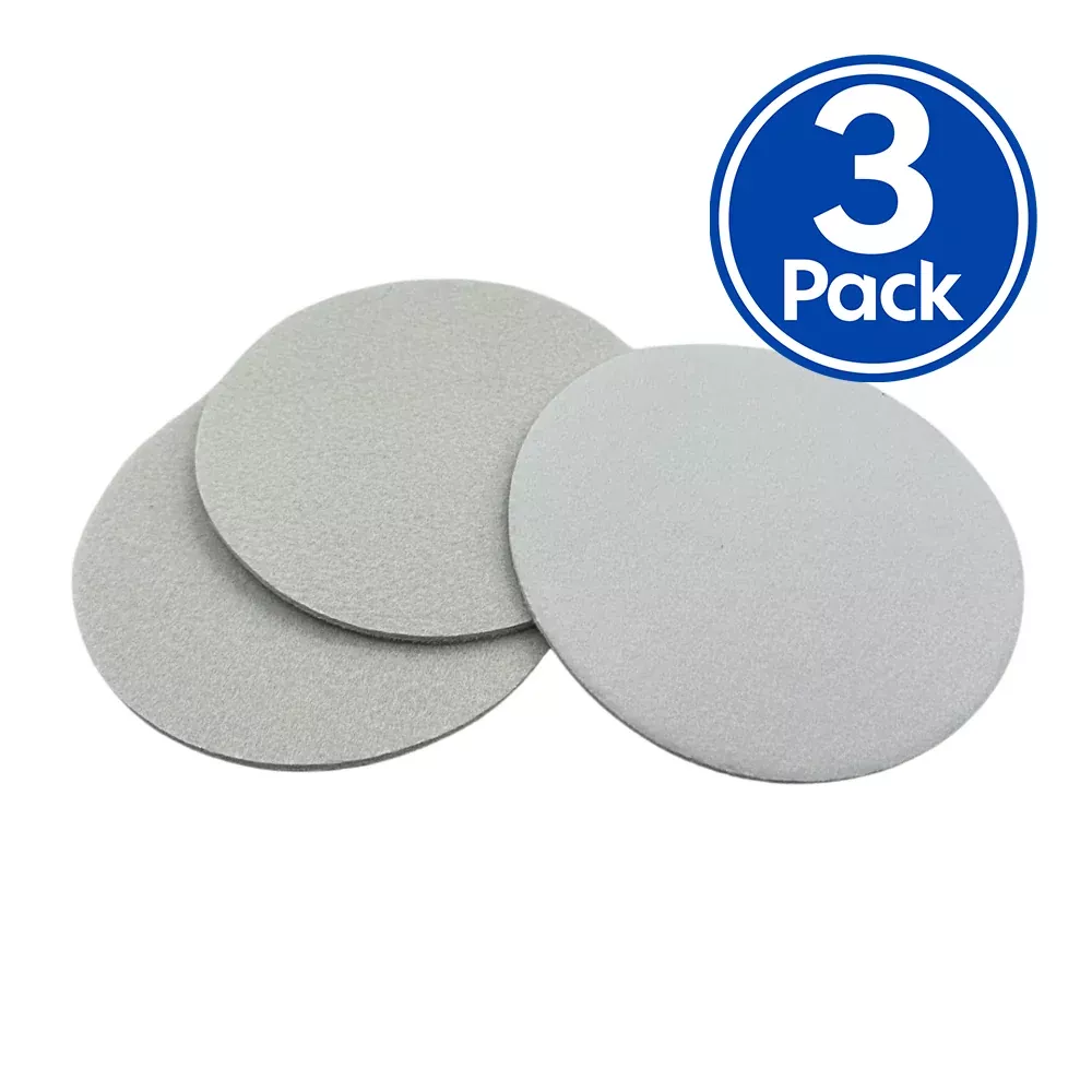 3D Glass Polishing Pad 6″ x 3 Pack Hook & Loop Buffing Rotary Orbital