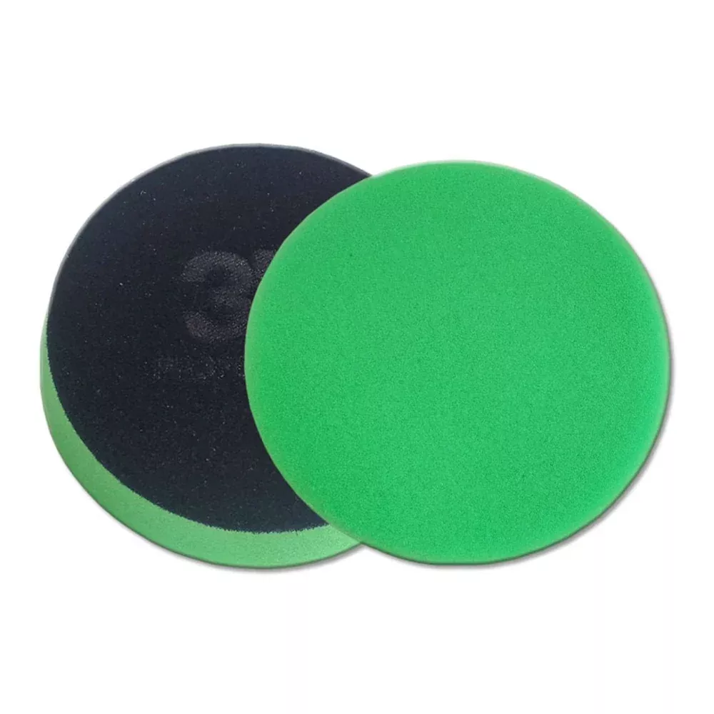 3D Green Foam Cutting Pad 5.5″ Hook & Loop Buffing Rotary Orbital