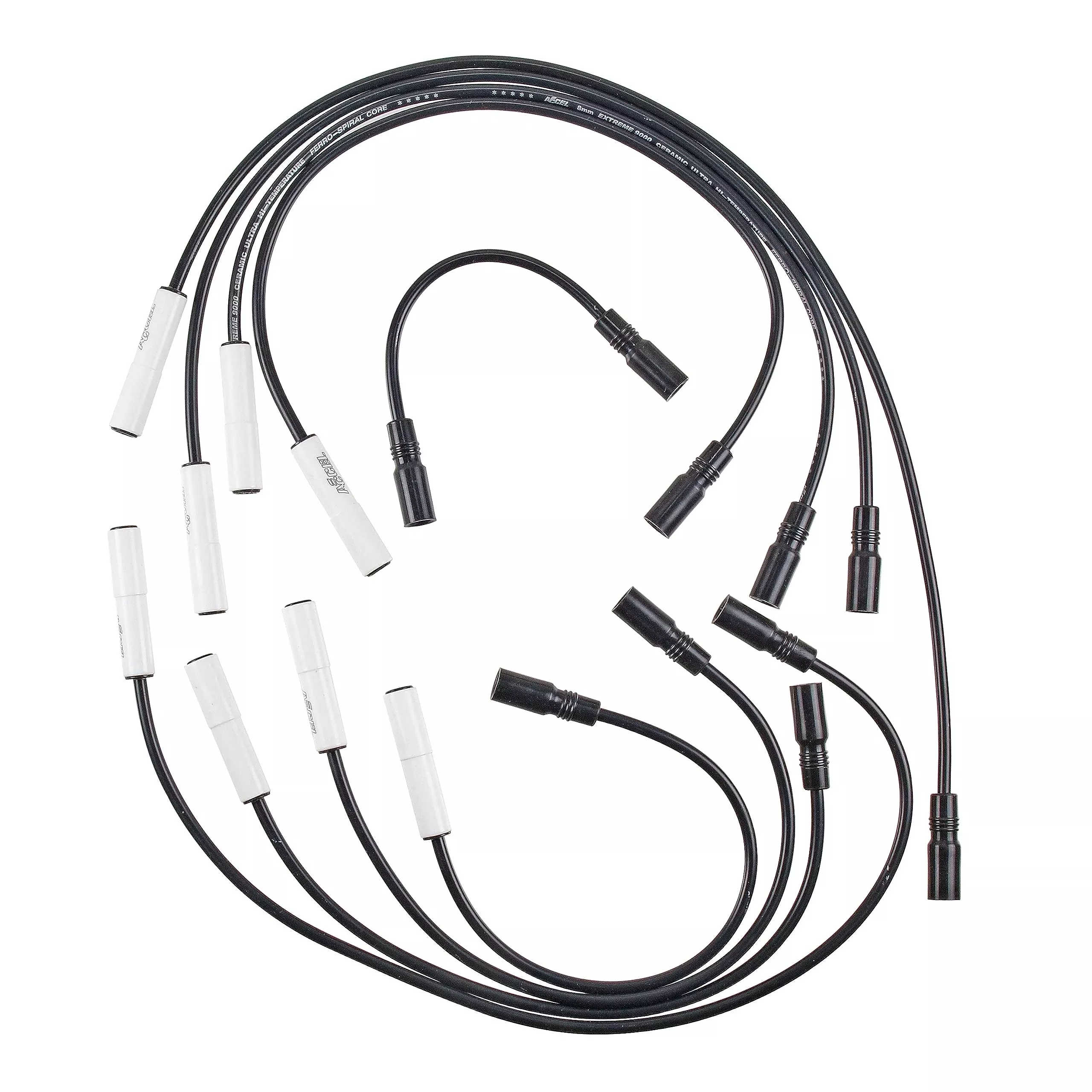 Accel 9043C Extreme 9000 Spark Plug Wire Set Ceramic Boot