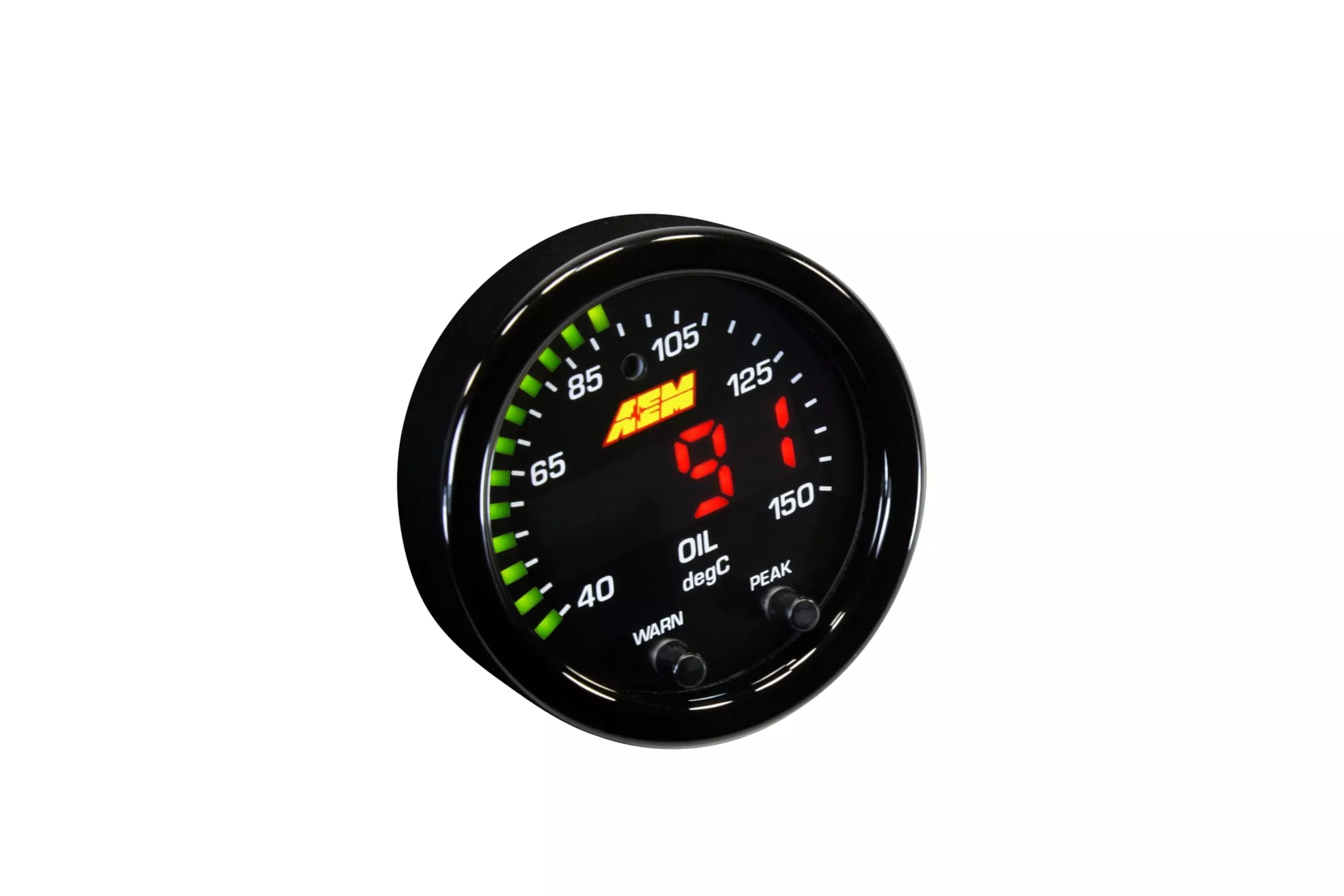 Aem 30-0302 X-Series Temperature Gauge, Black