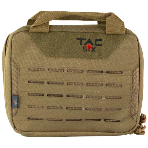 Allen Company Tac-Six Crew 2 Gun Tactical Pistol Case, 10"x8", Polyester Construction, Black 10814