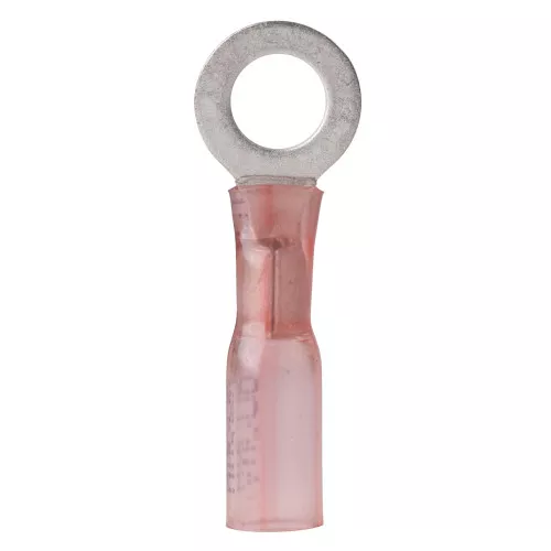 Ancor 22-18 Gauge - 1/4" Heat Shrink Ring Terminal - 25-Pack