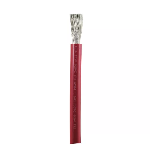 Ancor Marine Grade RED 2 AWG Boat Battery Cable Tinned Copper Wire 25ft Roll