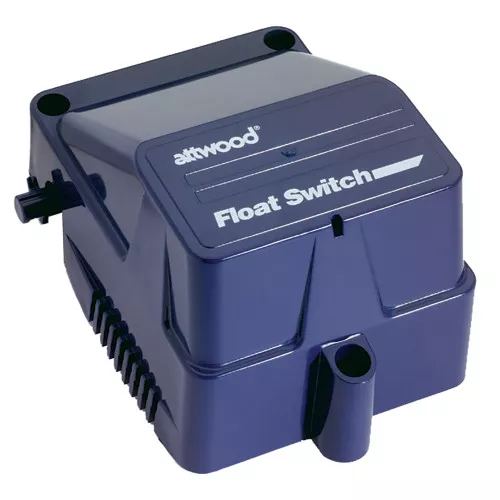 Attwood Automatic Bilge Pump Float Switch with Cover 12V 24V Mercury Free