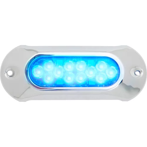 Attwood Light Armor Surface Mount Underwater BLUE LED Boat Light 12 LED