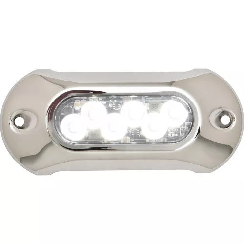 Attwood Light Armor Underwater LED Light - 6 LEDs - White, Submersible LED Light