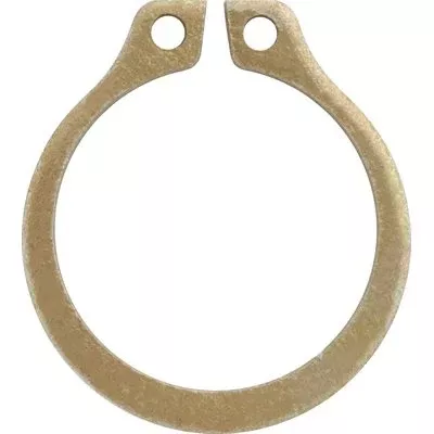 Au-ve-co 10125 Basic External Retaining Ring, 1-1/2 in Dia Shaft, 1.406 in Dia Groove, Zinc-Plated