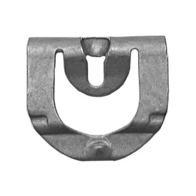 Au-ve-co 10242 Window Reveal Molding Clip, Phosphate-Coated, Black
