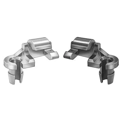Au-ve-co 10262 Push Rod Clip, Nylon, Black/White