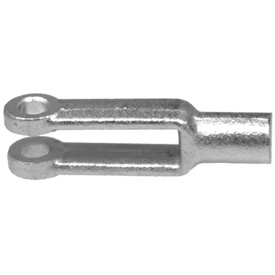 Au-ve-co 10742 Brake Yoke, 5/8-18 Thread, 1-3/16 in L Thread, 11/16 in W Between Inner Arms, 4-15/16 in OAL