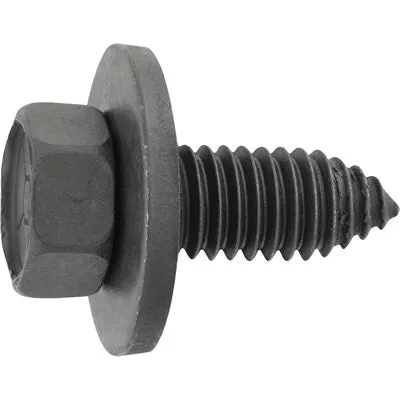 Au-ve-co 11109 Body Bolt, System of Measurement: Imperial, 3/8-16 Thread, 1 in L, Hex, Sems Head, 9/16 in Head
