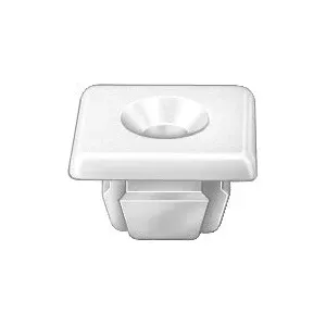 Au-ve-co 11719 License Plate Nut, System of Measurement: Imperial, 1/4-14 Thread, Nylon