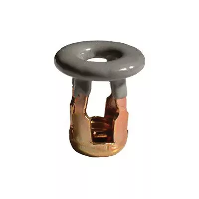 Au-ve-co 12996 Expansion Nut With Sealer, System of Measurement: Imperial, 1/4-20 Thread, Zinc