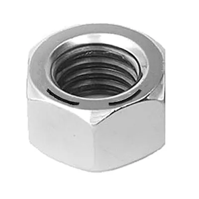 Au-ve-co 15649 Hex Nut, 1/4-28 Thread, Zinc-Plated