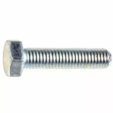 Au-ve-co 16704 Cap Screw, M8x1.25 Thread, Full, Regular Thread, 25 mm OAL, Alloy Steel, Zinc-Plated, 8.8 Grade
