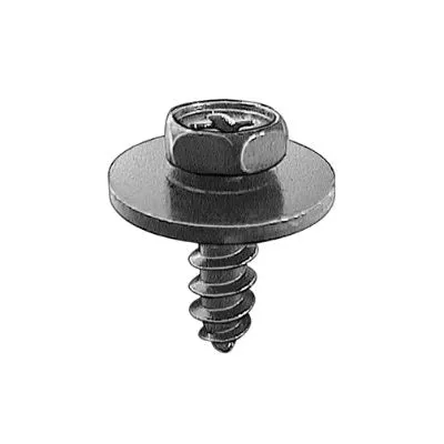Au-ve-co 19251 Tapping Screw, System of Measurement: Metric, M5x1.59 Thread, 16 mm L, Hex, Sems Head, Phillips Drive