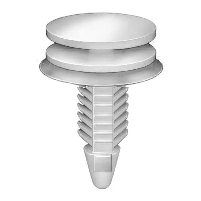 Au-ve-co 19356 Triple Head Panel Retainer, System of Measurement: Metric, Nylon