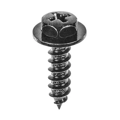 Au-ve-co 21841 Tapping Screw, System of Measurement: Metric, M5.2x2 Thread, 20 mm L, Hex, Sems Head, Phillips Drive