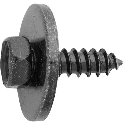 Au-ve-co 24427 Tapping Screw, System of Measurement: Metric, M4.8×1.59 Thread, 16 mm L, Hex Head, Steel