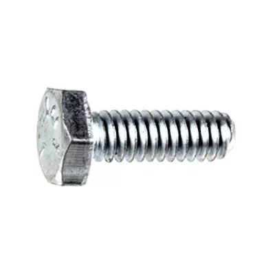 Au-ve-co 5438 Cap Screw, 1/4-20 Thread, Coarse Thread, 1 in OAL, Carbon Steel, Zinc Chromate, 5 Grade