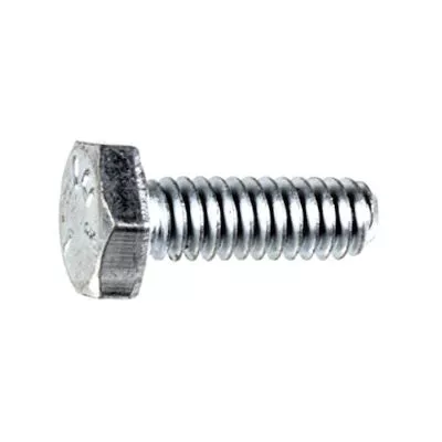 Au-ve-co 5465 Cap Screw, 3/8-16 Thread, Coarse Thread, 1 in OAL, Carbon Steel, Zinc Chromate, 5 Grade
