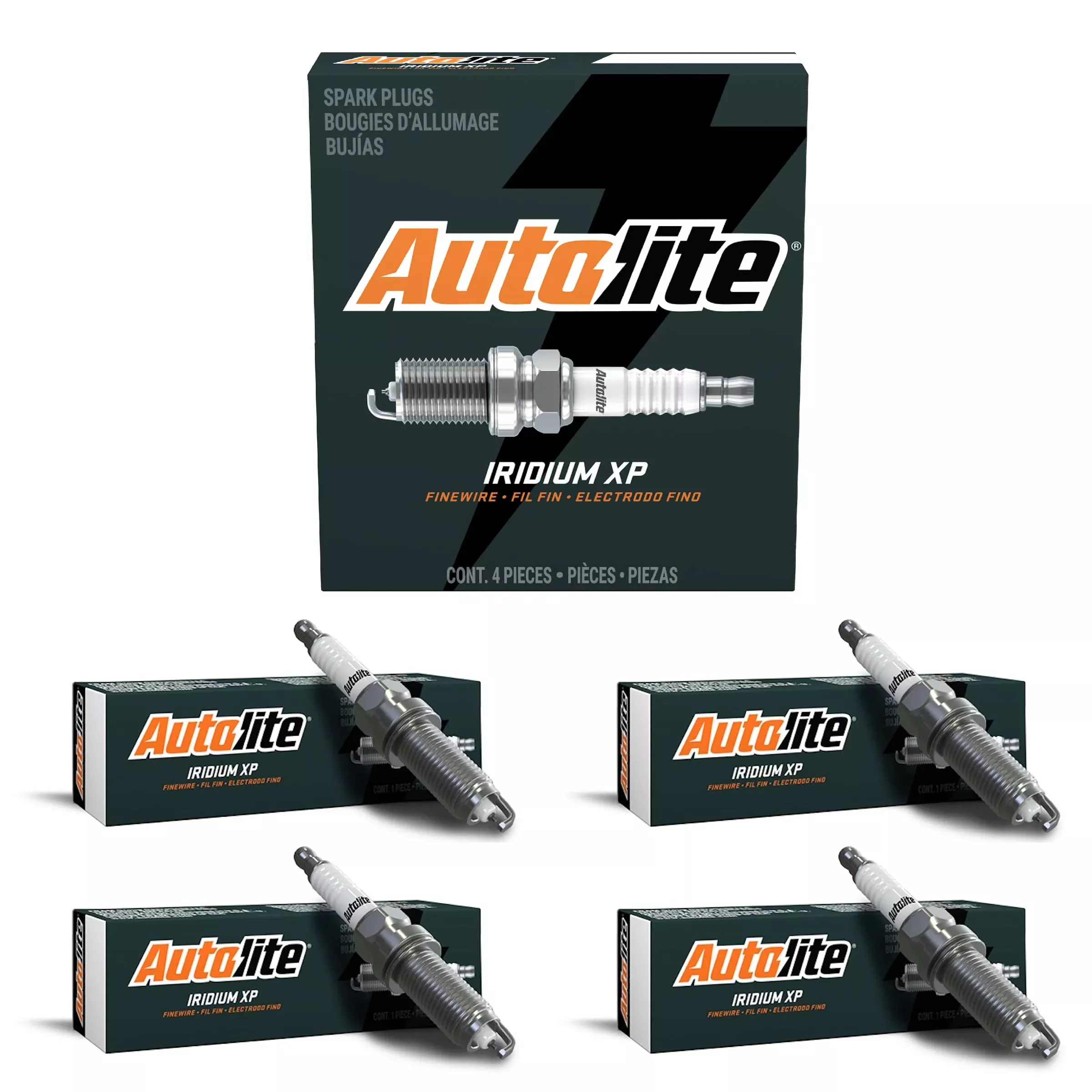 Autolite Iridium Xp Automotive Replacement Spark Plugs, Xp605 (4 Pack)