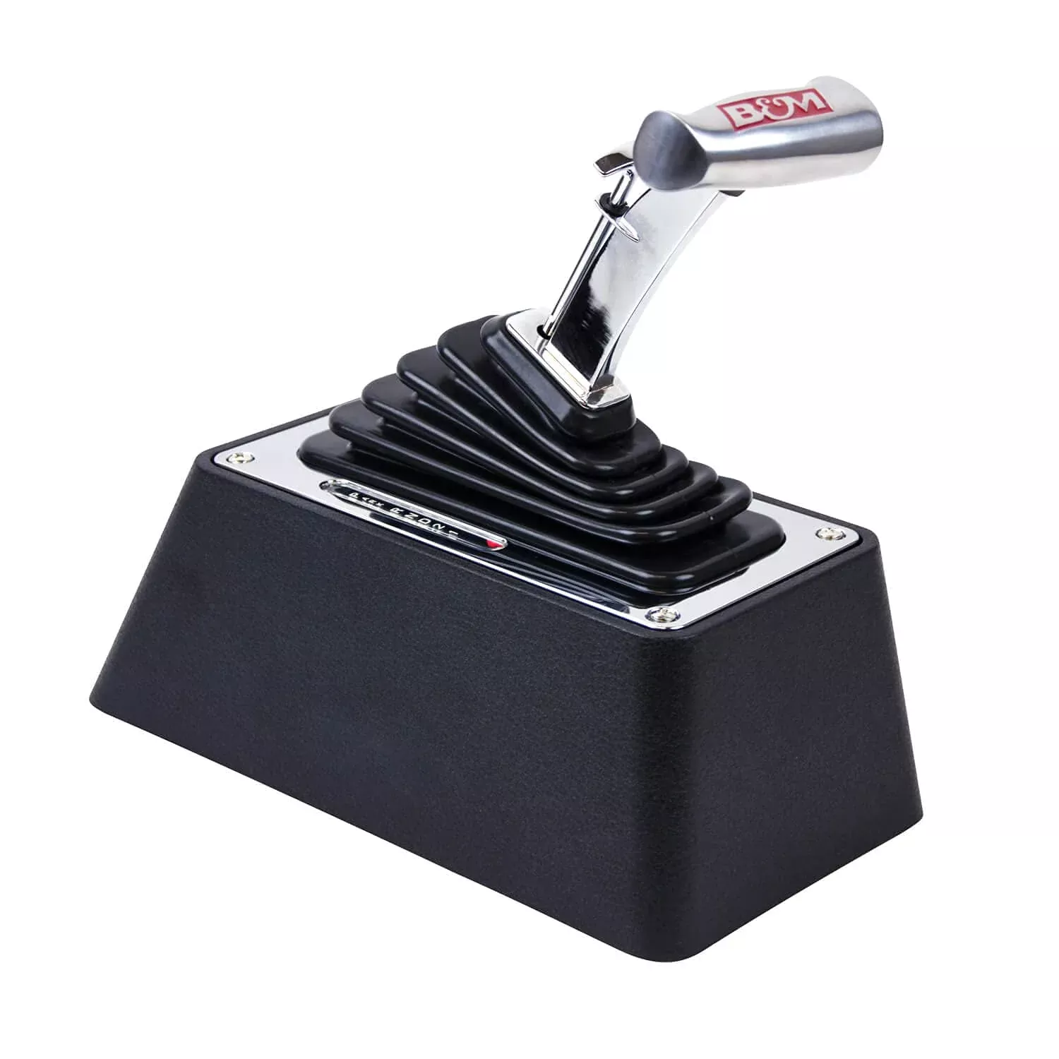 B&M MegaShifter Automatic Shifter - Black and Silver, Model 80690, Plastic Material