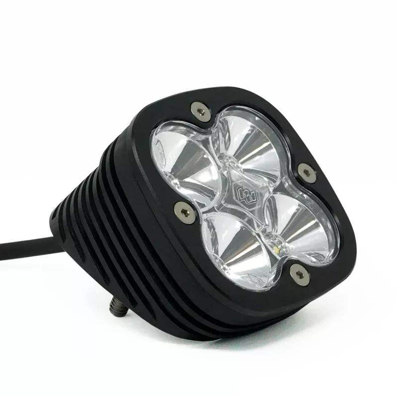 Baja Designs Squadron Pro Series Black Flush Mount Work/Scene Pattern LED Light Pod – Clear