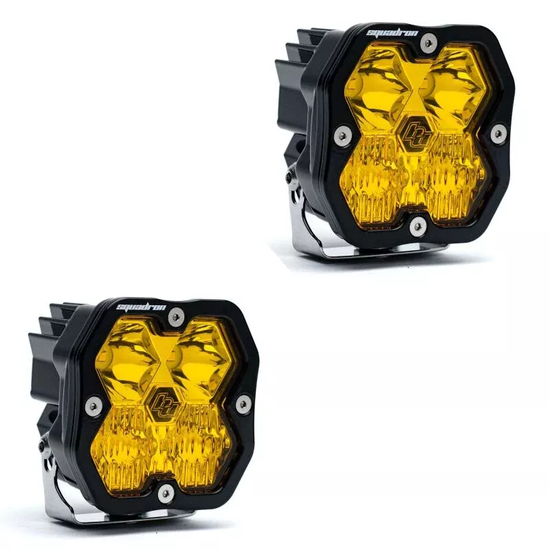 Baja Designs Squadron-R 2.0 Sport (Pair) LED Driving/Combo / No Harness - Baja Amber