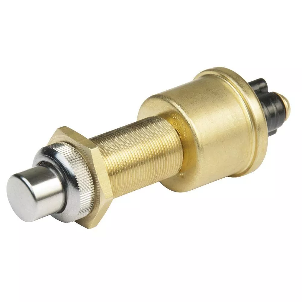 Bep 1001504 Spst Heavy-Duty Push Button Switch, 2 Position – Off/(On)