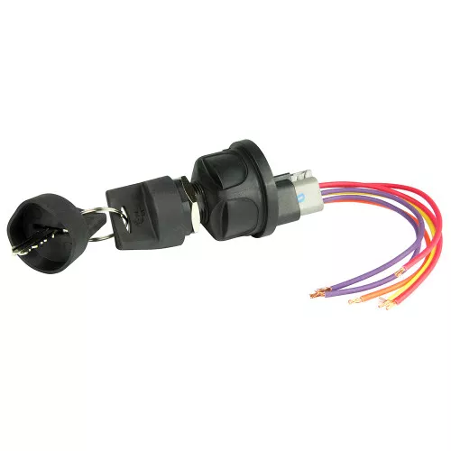 BEP 4-Position Sealed Nylon Ignition Switch - Accessory/OFF/IgnitionAccessory/Start