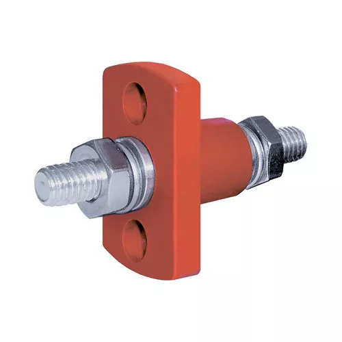 Blue Sea 2202 Red Terminal Feed Through Connectors - Wire Entry Gland