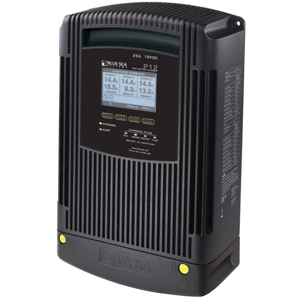 Blue Sea 7531 Charger Battery (12Vdc 25A 3 Output Gen 2)