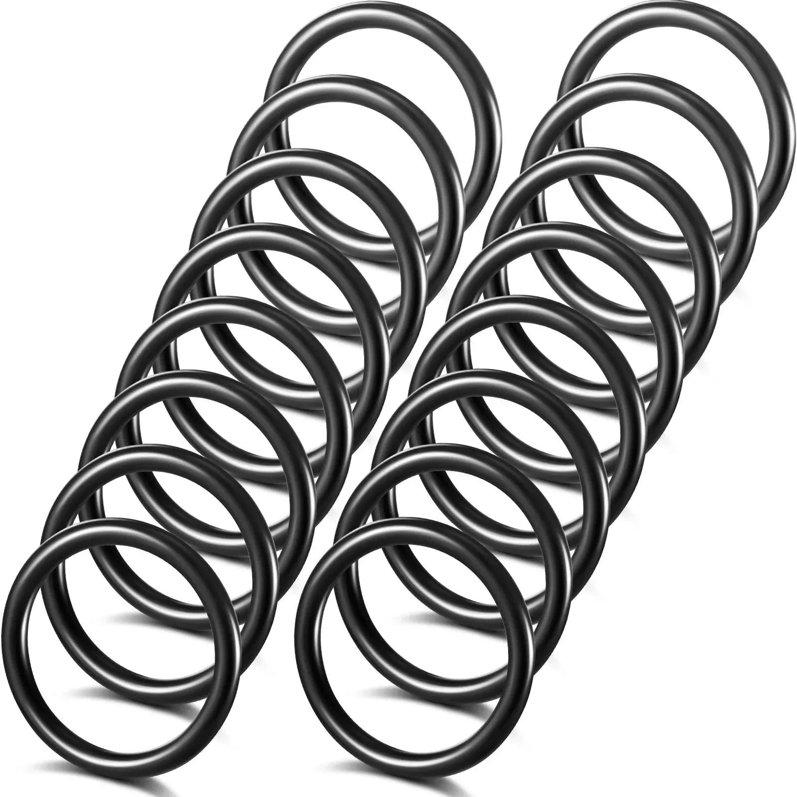 Bumper Fender Fasteners O Rings Black Bumper Fasteners Washers Replacement Rubber Bands O Rings Bumper Quick Release Fasteners Washers For Car Bumpers (16)