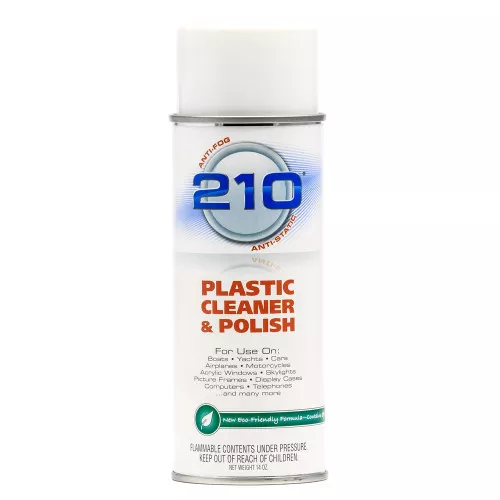 Camco 210 Acrylic Plastic Cleaner & Polish 14oz Spray Can for Boats RV Computers