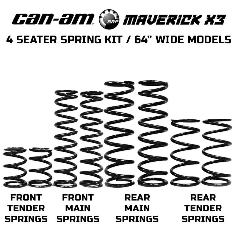 Can-Am Maverick X3 64″ MAX Stage 1 Spring Kit