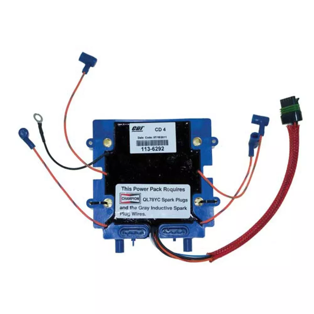 Cdi Electronics 113-6292 Johnson/Evinrude Power Pack – 4 Cyl (1995-2006) , Blue