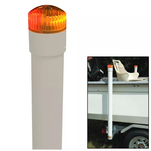 CE Smith Boat Trailer 60 inch Post Guide-Ons with LED Lights (Pair of 2 Posts)