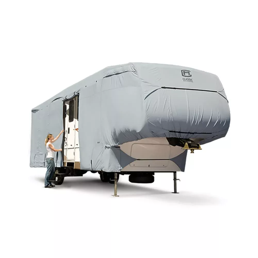 Classic Accessories Over Drive Permapro 5Th Wheel Cover, Fits 29′ – 33′ Rvs, Rv Cover, Camper Cover, Travel Trailer Cover