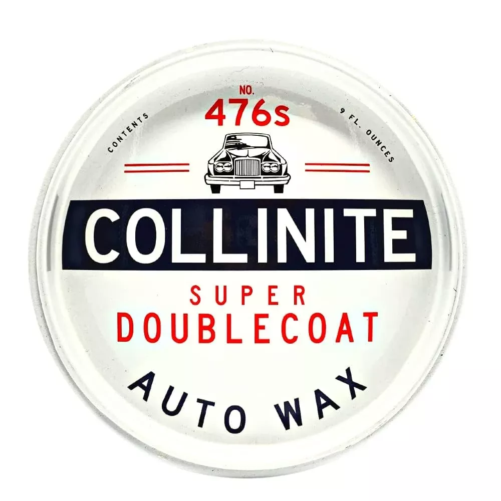 Collinite 476 Super Doublecoat Wax-Carnauba + Polymer Sealant – High Gloss Shine + Ultra Durable Hydrophobic Beading & Long-Lasting Paint Protection For Cars, Trucks, And Motorcycles (9 Fl Oz)