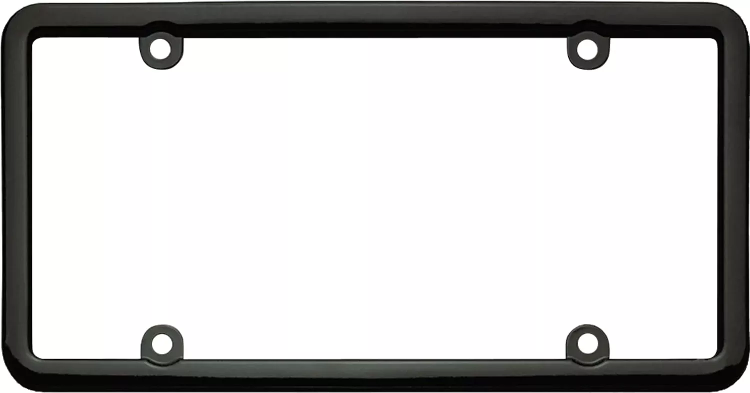 Cruiser Accessories 20050 Classic Lite License Plate Frame, Black,1 Frame