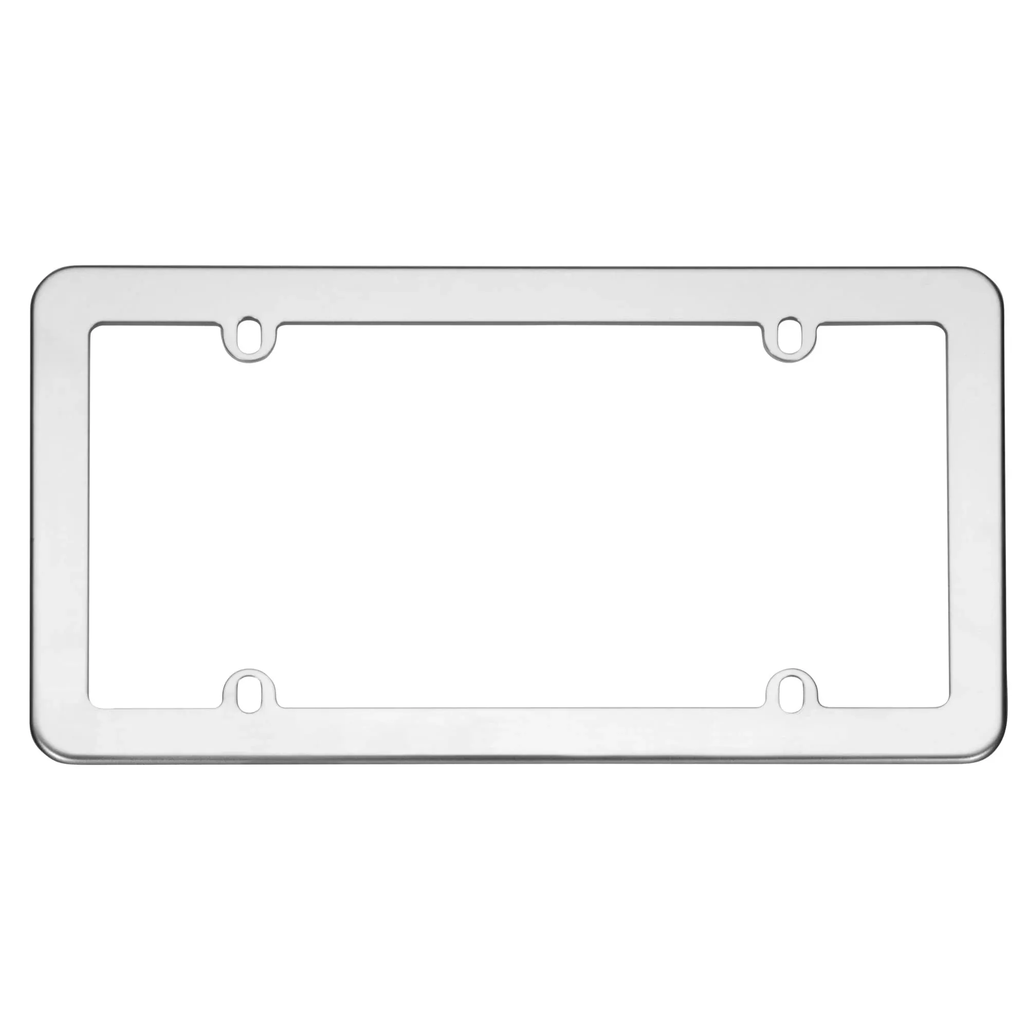 Cruiser Accessories 21110 Stainless License Plate Frame, Stainless Steel