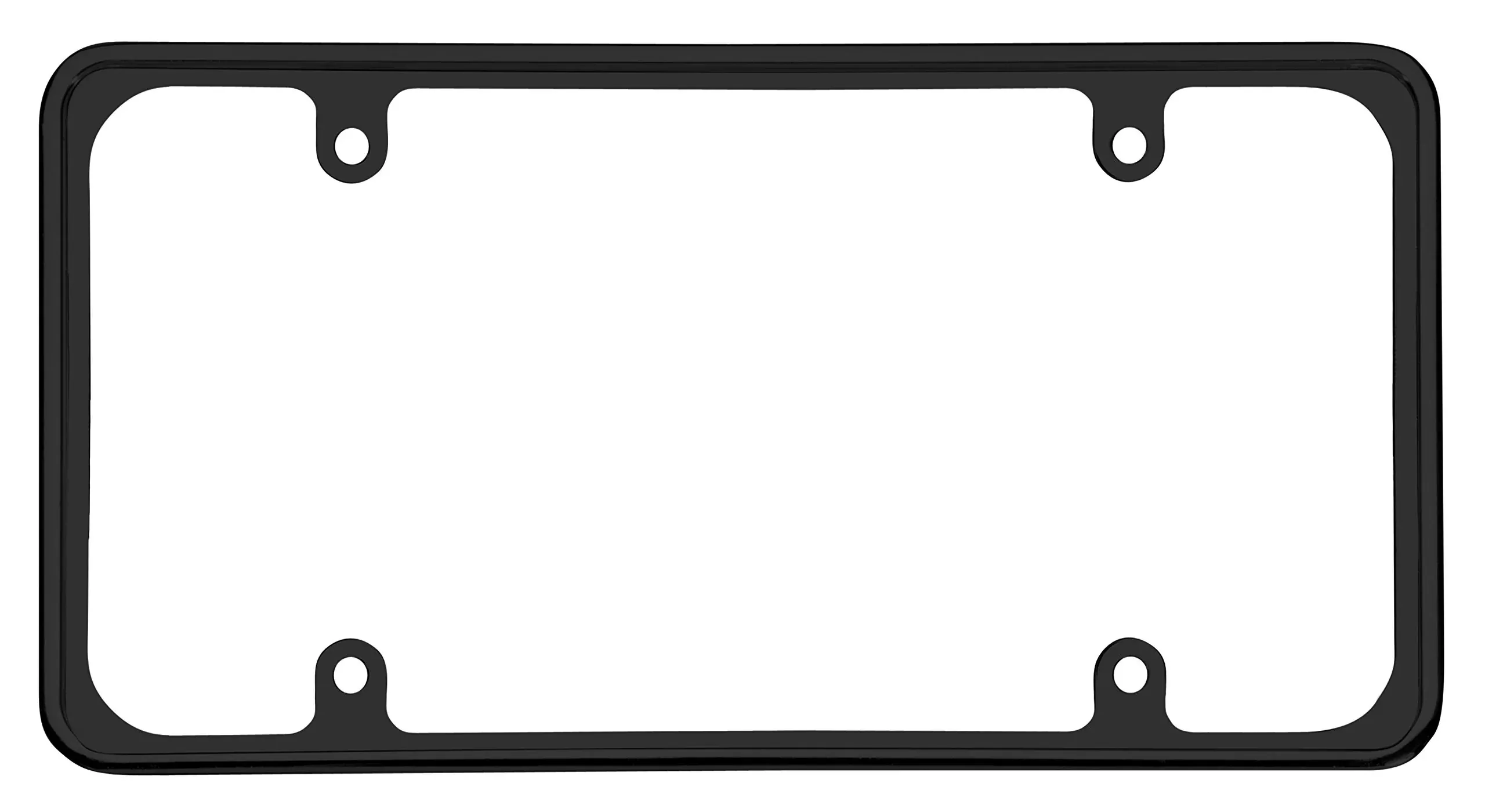 Cruiser Accessories 30650 License Plate Frame – Perimeter, Black