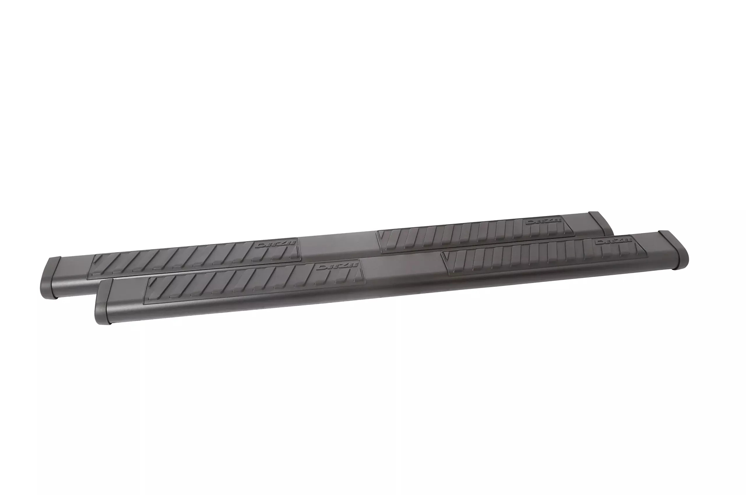 Dee Zee Dz16121 6 Oval Texture Black Steel Side Steps