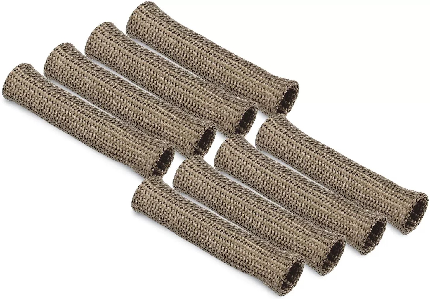 Design Engineering Titanium Spark Plug Boot Protector Sleeves, 6-Inch, Brown, Model 10542, Pack of 8