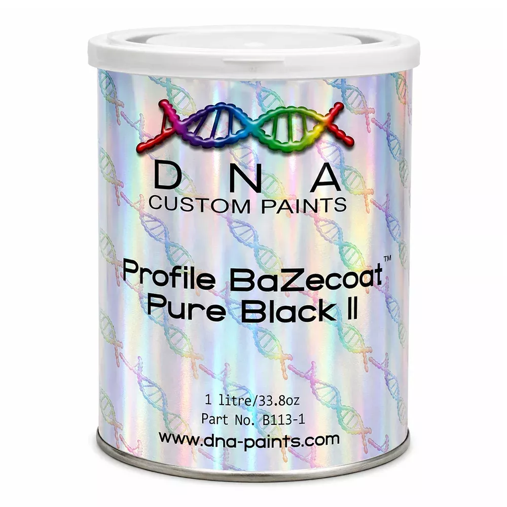 DNA BaZecoat Pure Black II 1L Automotive Basecoat Paint