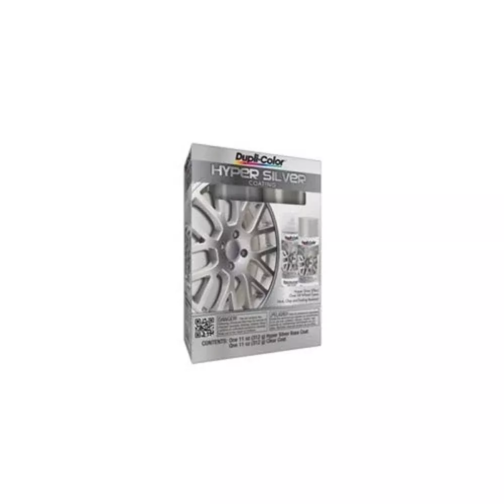 Dupli-Color Hyper Silver Coating Spray – 32 oz – Silver – Model HSK100